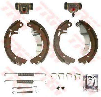 BENDIX 391095B Комплект гальм, барабанний гальмівний механізм