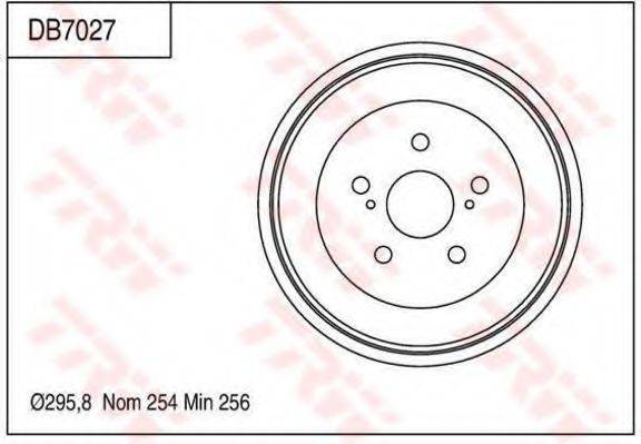 TOYOTA 4243143021 Гальмівний барабан