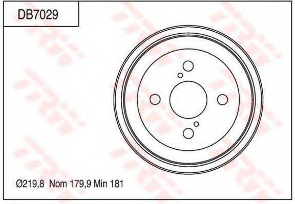 TOYOTA 4243152011 Гальмівний барабан