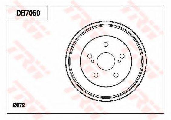 TOYOTA 4243122110 Гальмівний барабан