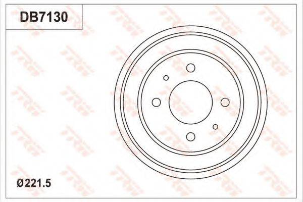 INOKOM 58411-02501 Гальмівний барабан