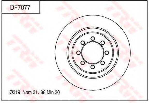 FORD D6TZ1102D гальмівний диск