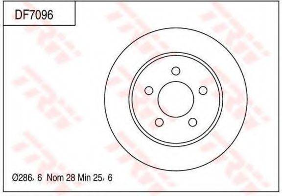 FORD AU21125A гальмівний диск