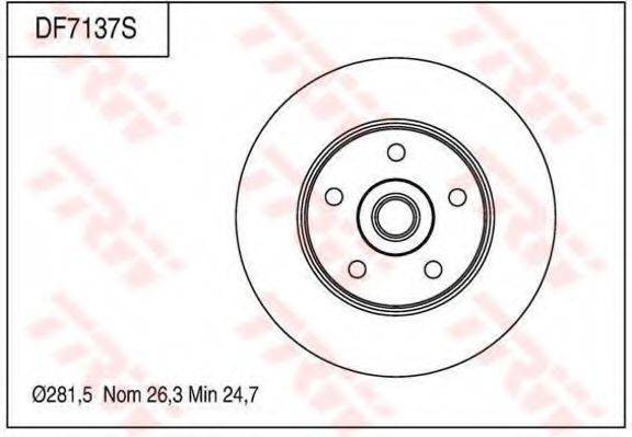 FORD E8AZ1102A гальмівний диск