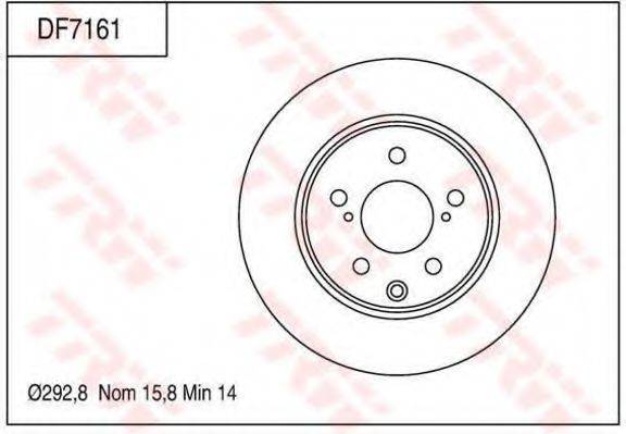 TOYOTA 42431 30160 гальмівний диск
