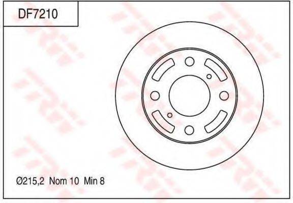 SUZUKI 55311-70G20 гальмівний диск