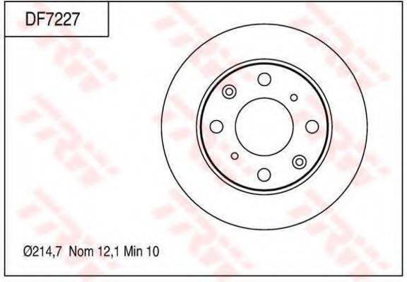 HONDA 45251-SF4-000 гальмівний диск