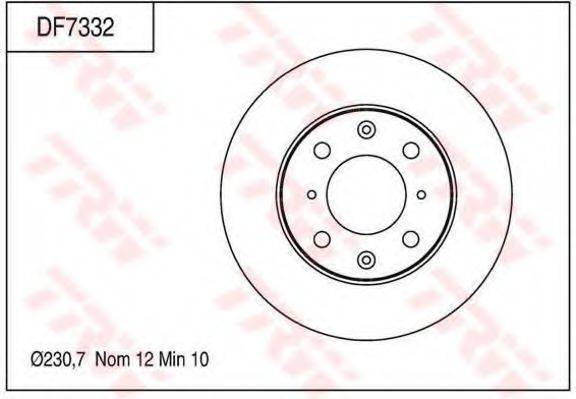 HONDA 45251-SF4-J20 гальмівний диск