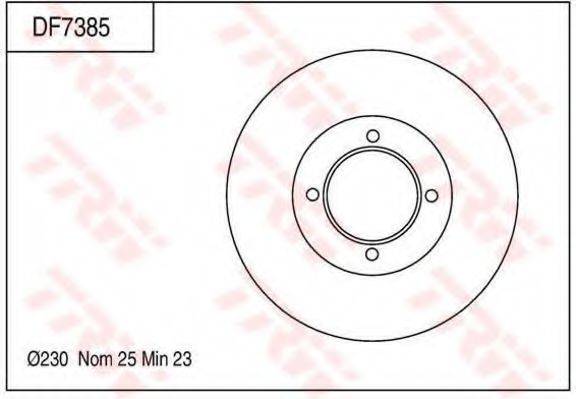 TOYOTA 4351228150 гальмівний диск