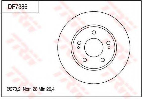 MITSUBISHI MN102275T гальмівний диск