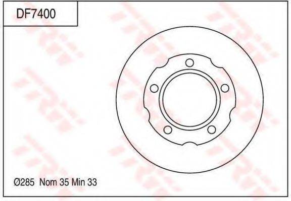 ISUZU 8 97077 346 0 гальмівний диск