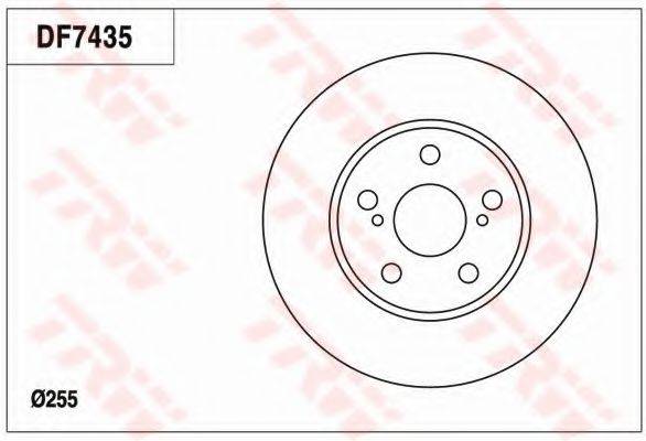 TOYOTA 4351220450 гальмівний диск