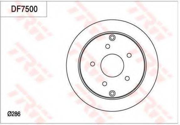 HOLDEN 92156689 гальмівний диск