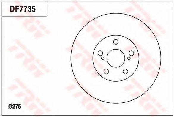 TOYOTA 43512-02111 гальмівний диск