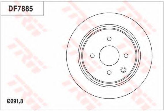 NISSAN (DONGFENG) 43206EW81A гальмівний диск