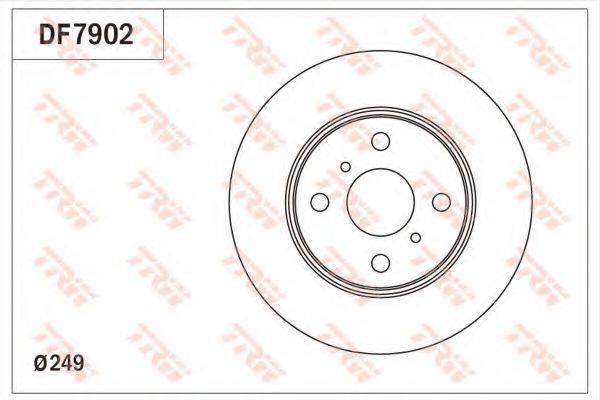 PERODUA 43512-BZ160 гальмівний диск