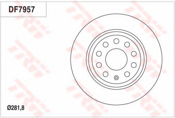 VW (FAW) 3CD615601 гальмівний диск