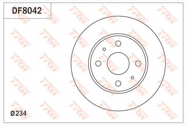 PERODUA 43512BZ042 гальмівний диск