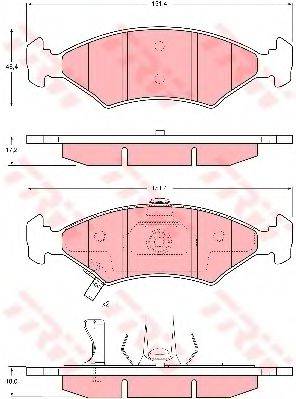 KAWE 81342 Комплект зчеплення