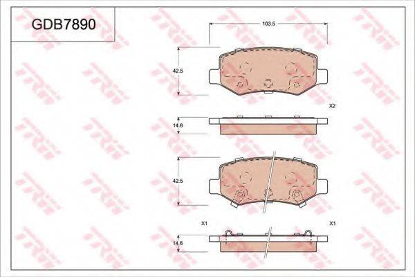 TRW GDB7890