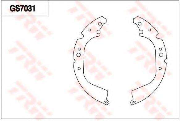 ISUZU 5861063870 Комплект гальмівних колодок