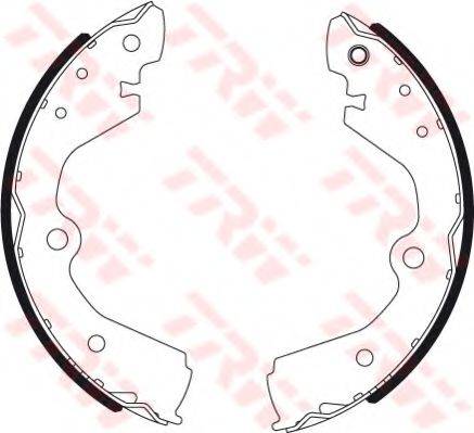 MAZDA 1N022638Z Комплект гальмівних колодок