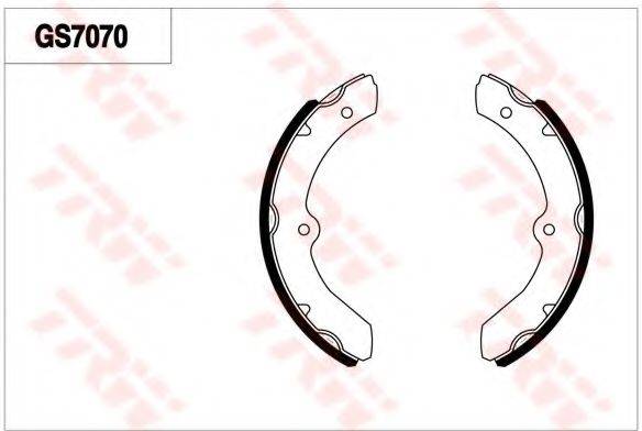 TOYOTA 04494 36050 Комплект гальмівних колодок