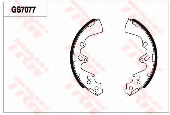 TOYOTA 411326310 Комплект гальмівних колодок