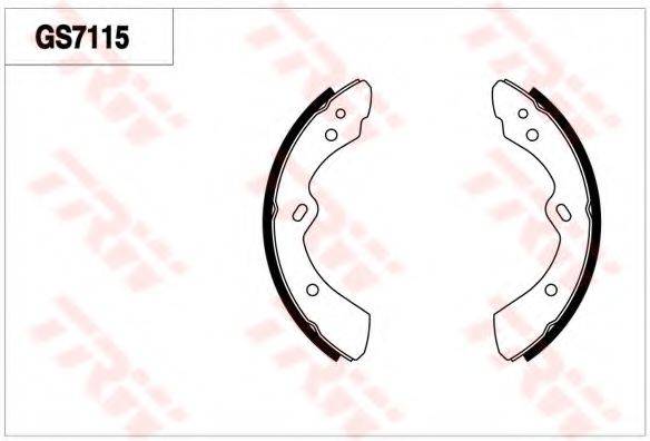 MAZDA W3Y73337Z Комплект гальмівних колодок