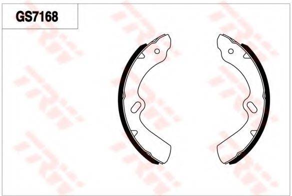 ISUZU 8941547730 Комплект гальмівних колодок