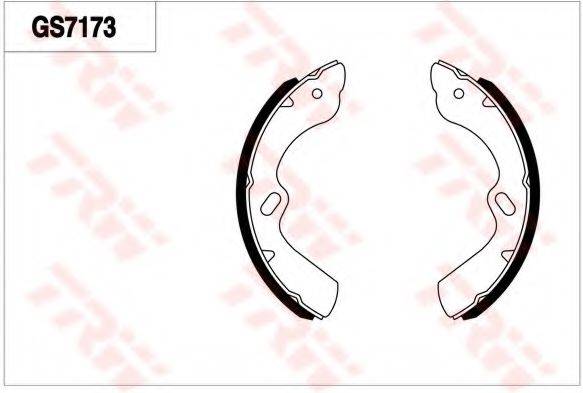 ISUZU 5871002430 Комплект гальмівних колодок