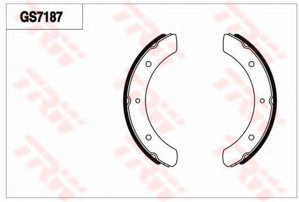 MITSUBISHI MB060236 Комплект гальмівних колодок