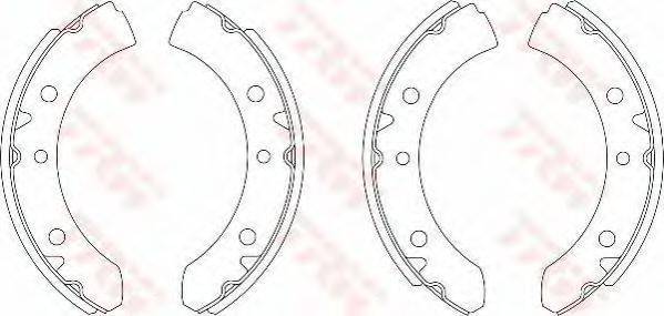 MITSUBISHI MB058848 Комплект гальмівних колодок