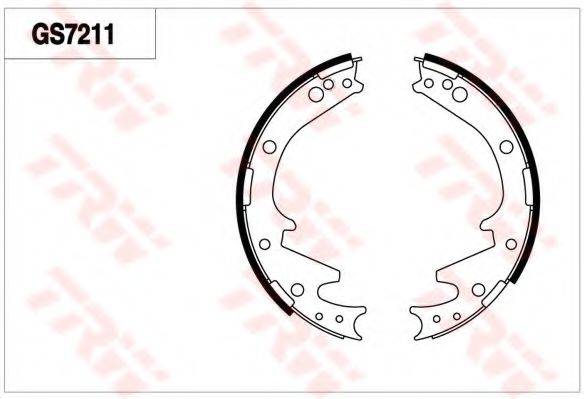 BENDIX BS1444 Комплект гальмівних колодок, стоянкова гальмівна система