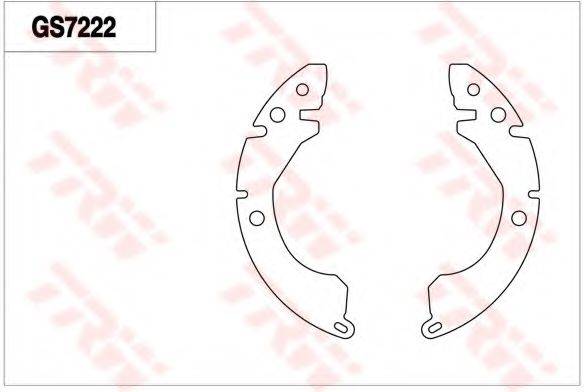 MITSUBISHI MB366331 Комплект гальмівних колодок