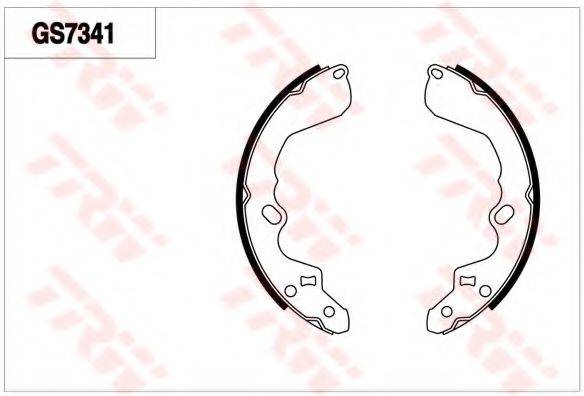 MAZDA GAYA2638Z Комплект гальмівних колодок