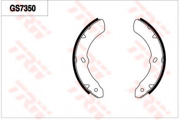ISUZU 8970350851 Комплект гальмівних колодок