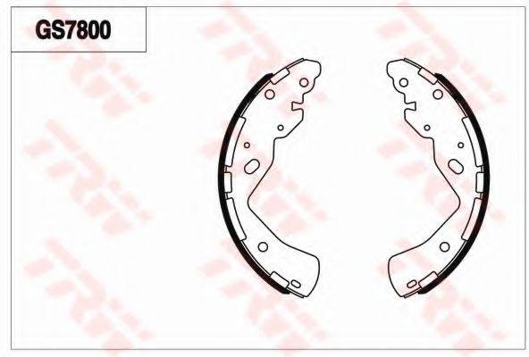 FORD UHY12638Z Комплект гальмівних колодок