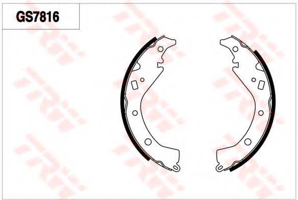 TOYOTA 04495 63010 Комплект гальмівних колодок
