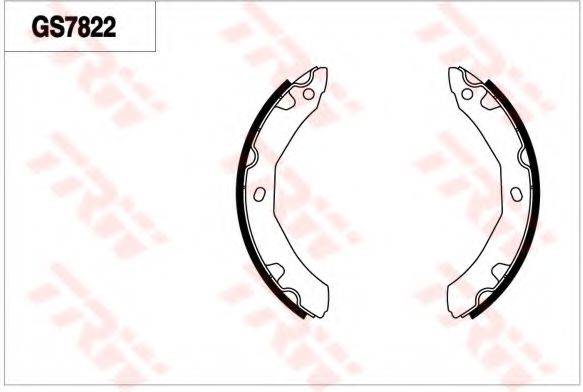 ISUZU 8971714390 Комплект гальмівних колодок