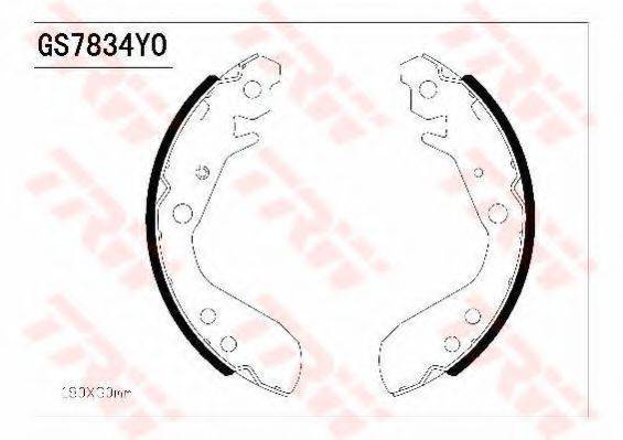 HONDA 01431SAET01 Комплект гальмівних колодок