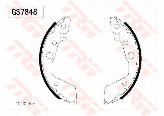 HONDA (GAC) 43153SEL003 Комплект гальмівних колодок