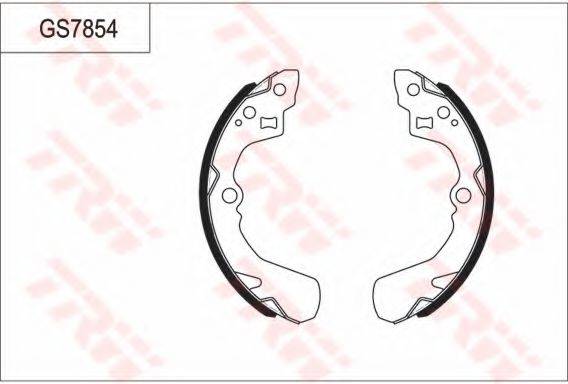 CHANGAN (CHANA) 5321070C00000 Комплект гальмівних колодок