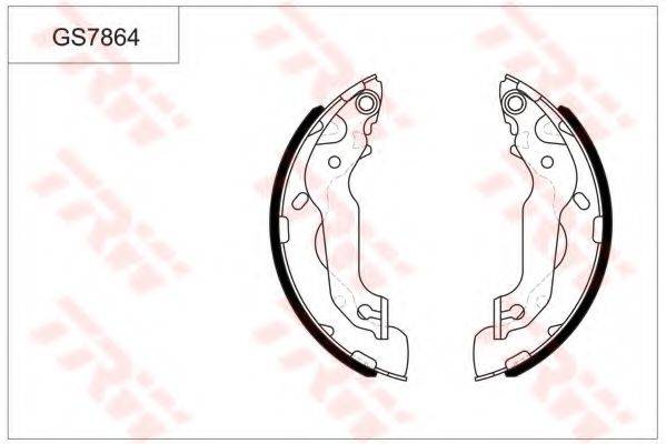 JAC S3500L22042 Комплект гальмівних колодок