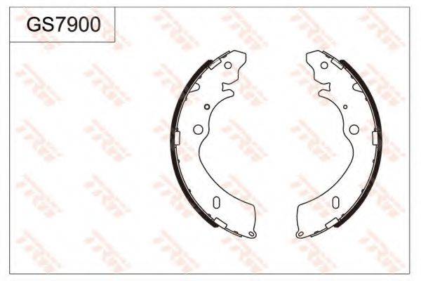 HOLDEN 8-98018035-0 Комплект гальмівних колодок