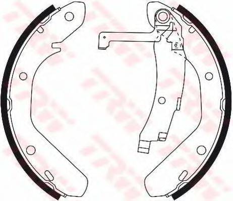 PEX 6033 Комплект гальмівних колодок