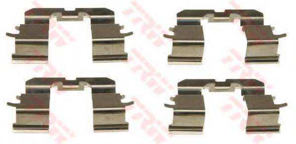 TOYOTA 0441227000 Комплектуючі, колодки дискового гальма