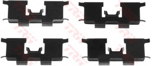 KIA DA0166700 Комплектуючі, колодки дискового гальма