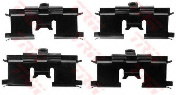 DAEWOO 96169200 Комплектуючі, колодки дискового гальма