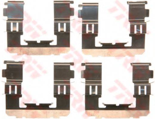 SUBARU 551098700 Комплектуючі, колодки дискового гальма